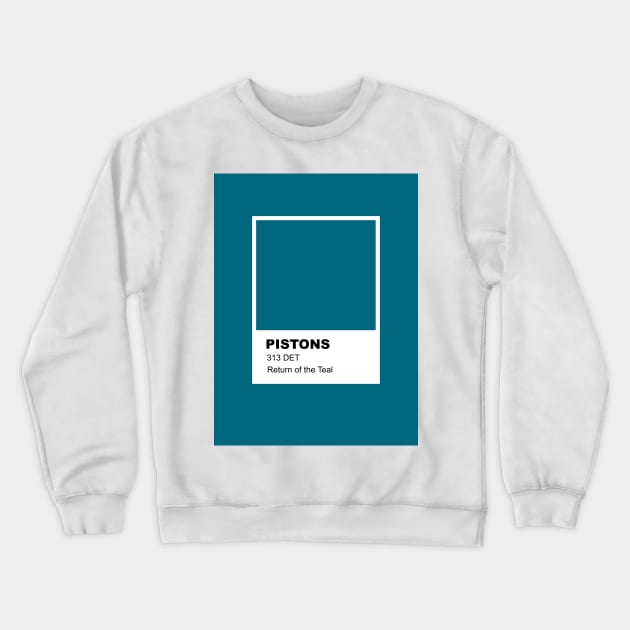 313 Teal Pantone Crewneck Sweatshirt by marissasiegel